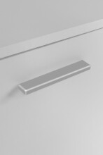 Schuhschrank >Satos< in weiß - 50x105x34cm (BxHxT)