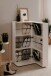 Schuhschrank >Satos< in weiß - 50x105x34cm (BxHxT)