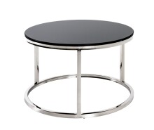 Beistelltisch >18576< in edelstahl-schwarz - 36x60...