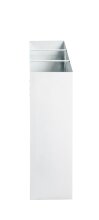 Schirmständer >22368< in weiss, Metall, Stahl - 50x48x16cm (BxHxT)