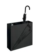 Schirmständer >22568< in schwarz, Metall -...