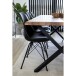Schalenstuhl >Oslo< (2er-Set) in Schwarz, Glattlederoptik - 48x86x55cm (BxHxT)