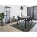 Schalenstuhl >Oslo< (2er-Set) in Schwarz, Glattlederoptik - 48x86x55cm (BxHxT)