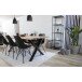 Schalenstuhl >Oslo< (2er-Set) in Schwarz, Glattlederoptik - 48x86x55cm (BxHxT)
