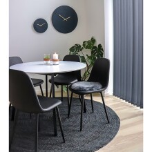 Polsterstuhl >Stockholm< (2er-Set) in Schwarz - 47x88x50 (BxHxT)