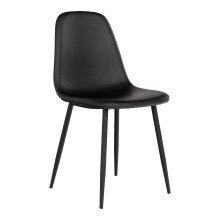 Polsterstuhl >Stockholm< (2er-Set) in Schwarz -...