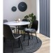 Polsterstuhl >Stockholm< (2er-Set) in Schwarz - 47x88x50 (BxHxT)