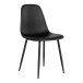 Polsterstuhl >Stockholm< (2er-Set) in Schwarz - 47x88x50 (BxHxT)