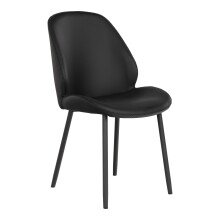 Polsterstuhl >MonteCarlo< (2er-Set) in Schwarz -...