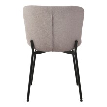 Polsterstuhl >Maceda< (2er-Set) in Beige, Stoff - 48x83x59cm (BxHxT)