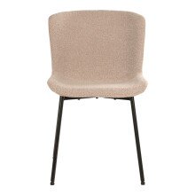 Polsterstuhl >Maceda< (2er-Set) in Beige, Stoff -...