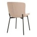Polsterstuhl >Maceda< (2er-Set) in Beige, Stoff - 48x83x59cm (BxHxT)