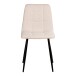 Polsterstuhl >Middelfart< (2er-Set) in Weiss, Stoff - 44x86x55cm (BxHxT)