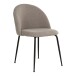 Polsterstuhl >Geneve< (2er-Set) in Grau-braun, Stoff - 51x78x52cm (BxHxT)