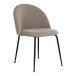 Polsterstuhl >Geneve< (2er-Set) in Grau-braun, Stoff - 51x78x52cm (BxHxT)
