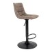Barhocker >Middelfart< (2er-Set) in Braun, Vintagelederoptik - 43x108x43 (BxHxT)