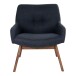 Relaxsessel >London< in Grau, Stoff - 63x73x65cm (BxHxT)