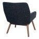 Relaxsessel >London< in Grau, Stoff - 63x73x65cm (BxHxT)