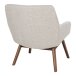 Relaxsessel >London< in Beige, Stoff - 63x73x65cm (BxHxT)