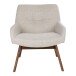 Relaxsessel >London< in Beige, Stoff - 63x73x65cm (BxHxT)