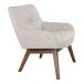 Relaxsessel >London< in Beige, Stoff - 63x73x65cm (BxHxT)