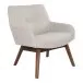 Relaxsessel >London< in Beige, Stoff - 63x73x65cm (BxHxT)