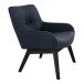 Relaxsessel >London< in Grau, Stoff - 63x73x65cm (BxHxT)