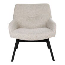Relaxsessel >London< in Beige, Stoff - 63x73x65cm...