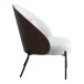 Relaxsessel >Canelas< in Hellgrau / Dunkelbraun, Stoff - 77,4x81,8x71,8 (BxHxT)