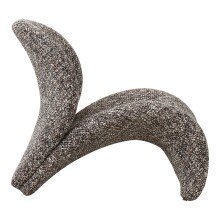 Relaxsessel >Sofia< in Braun Mischung, Stoff - 82x73x77cm (BxHxT)