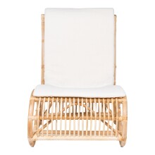 Relaxsessel >Valencia< in Natur, Rattan - 60x84x90cm (BxHxT)