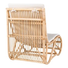 Relaxsessel >Valencia< in Natur, Rattan - 60x84x90cm (BxHxT)