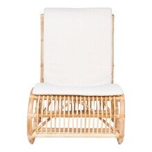 Relaxsessel >Valencia< in Natur, Rattan - 60x84x90cm (BxHxT)