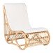 Relaxsessel >Valencia< in Natur, Rattan - 60x84x90cm (BxHxT)
