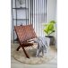 Relaxsessel >Perugia< in Braun, Leder - 66x73x74cm (BxHxT)