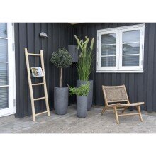 Relaxsessel >Derby< in Natur, Teak - 60x73x80cm (BxHxT)