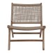 Relaxsessel >Derby< in Natur, Teak - 60x73x80cm (BxHxT)