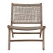 Relaxsessel >Derby< in Natur, Teak - 60x73x80cm (BxHxT)