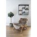 Relaxsessel >Derby< in Natur, Teak - 60x73x80cm (BxHxT)