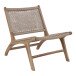 Relaxsessel >Derby< in Natur, Teak - 60x73x80cm (BxHxT)