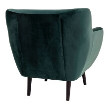 Relaxsessel >Monte< in Grün, Velour - 81x85x78cm (BxHxT)