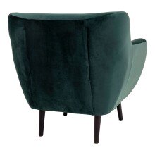 Relaxsessel >Monte< in Grün, Velour - 81x85x78cm (BxHxT)