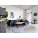 Ecksofa >Lido< in Dunkelblau, Velour - 290x76x92cm (BxHxT)