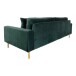 3-Sitzer >Lido< in Grün, Velour - 210x76x93cm (BxHxT)
