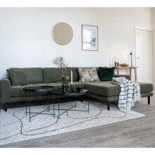 Ecksofa >Lido< in Olivgrün, Stoff -...