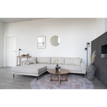 Wohnlandschaft >Lido< in Beige, Stoff - 290x76x92cm (BxHxT)