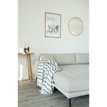 Wohnlandschaft >Lido< in Beige, Stoff - 290x76x92cm (BxHxT)