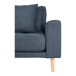 Ecksofa >Lido< in Dunkelblau, Stoff - 290x76x92cm (BxHxT)