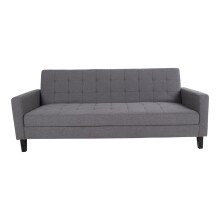 Schlafsofa >Milton< in Dunkelgrau, Stoff -...