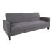 Schlafsofa >Milton< in Dunkelgrau, Stoff - 109x81x204cm (BxHxT)